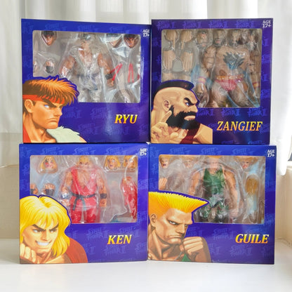 Street Fighter Action Storm Zangief Figure — ST Collection Movable Model Toy from The Final Challengers Series