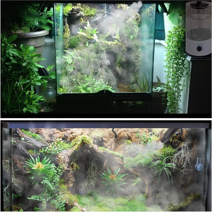 4L Reptile Humidifier Fogger – Automatic Shutdown, Durable Terrarium Humidifier with Extension Hose for Turtles