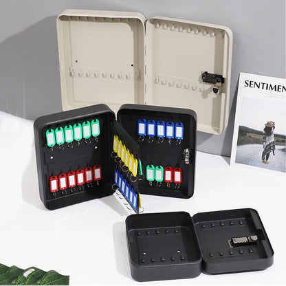 Password Key Lock Box — Multi-Key Safe Organizer for Home, Office, Car, and Factory Use