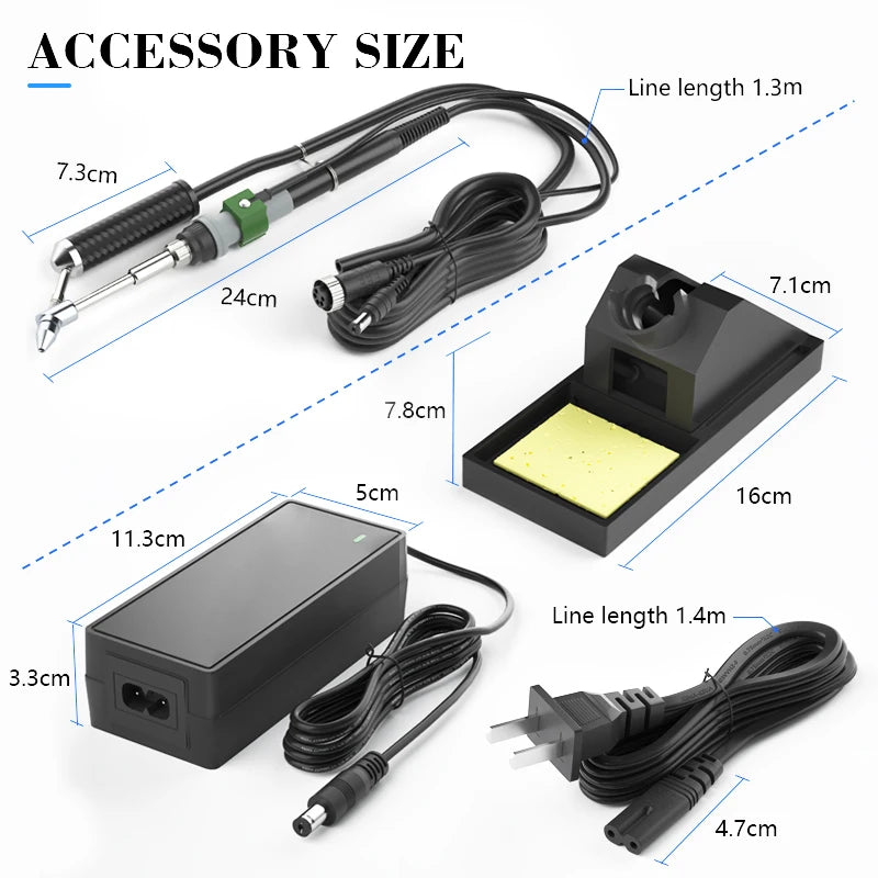 T12A Desoldering Station – Suction Tin Gun & Hot Air Gun with STM 32 Control for Precision Soldering Work