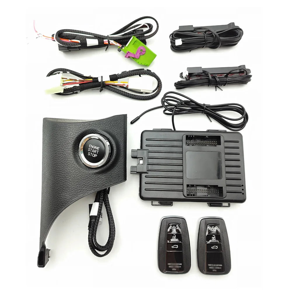 Toyota Camry 2019–2023 Keyless Start Stop System – PKE Remote Engine Start Kit with Smartphone App Control Plug & Play CAN Bus Smart Upgrade