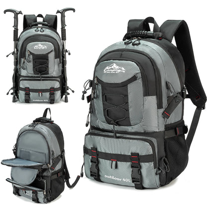 Large-Capacity Men’s Hiking Backpack – Travel & Outdoor European-Style Fashion Luggage Bag