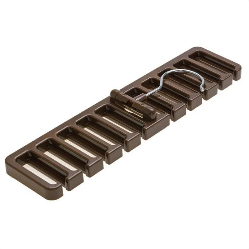 Rotating Tie & Belt Hanger — Multifunctional Scarf Organizer for Home Closet Storage