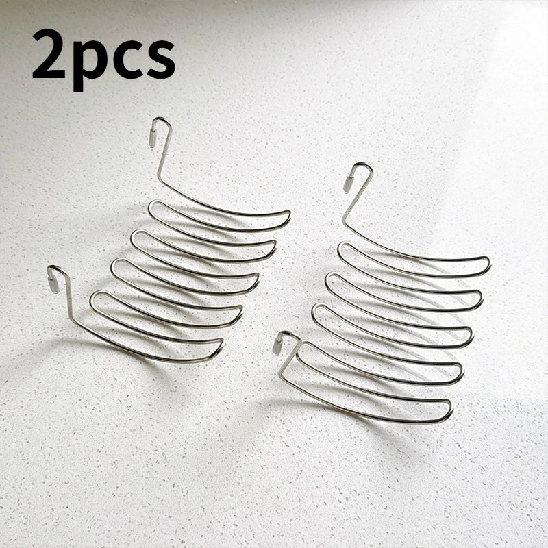 Stainless Steel Sink Drain Basket - Expandable Hanging Storage Organizer