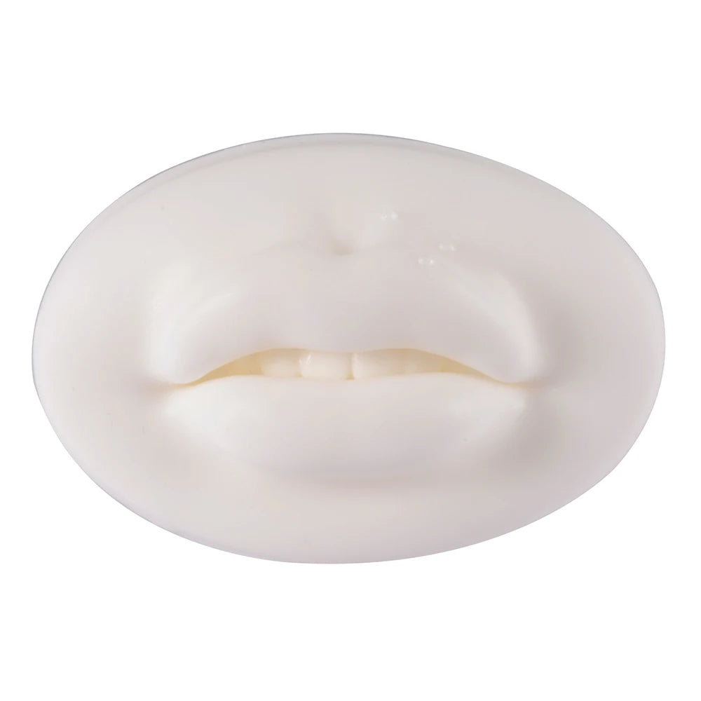 Soft Silicone Ear Nose Mouth Practice Model – Tattoo & Piercing Jewelry Display Stand with Acrylic Earring Holder Kit for Training & Showcase