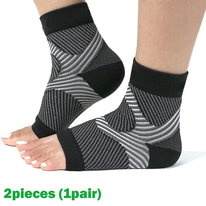 Plantar Fasciitis Night Splint Socks - Compression Heel Support for Foot and Heel Pain