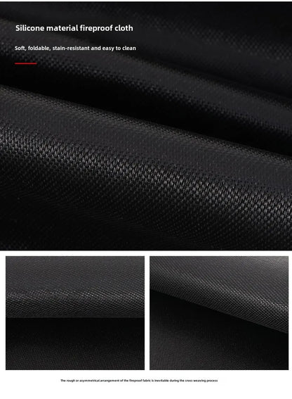 Outdoor Camping Fireproof Mat – Flame Retardant Picnic, Barbecue & Insulation Blanket, High-Temperature Fiberglass Mat