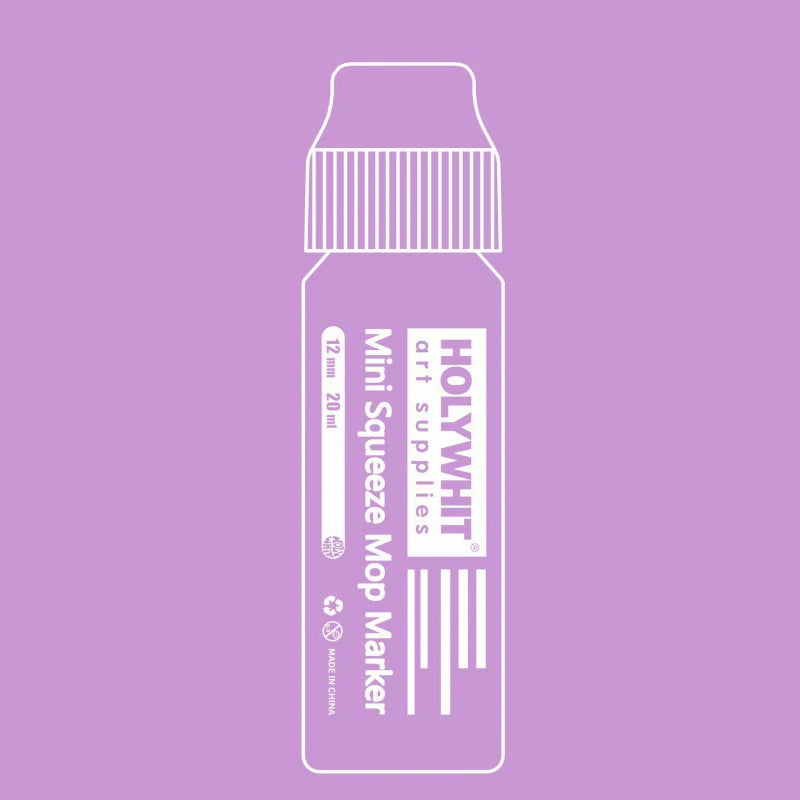 Mini Graffiti Paint Marker Pen - 12mm Waterproof Fluorescent Ink Signature Pen with Round Tip for Art, DIY & Creative Projects