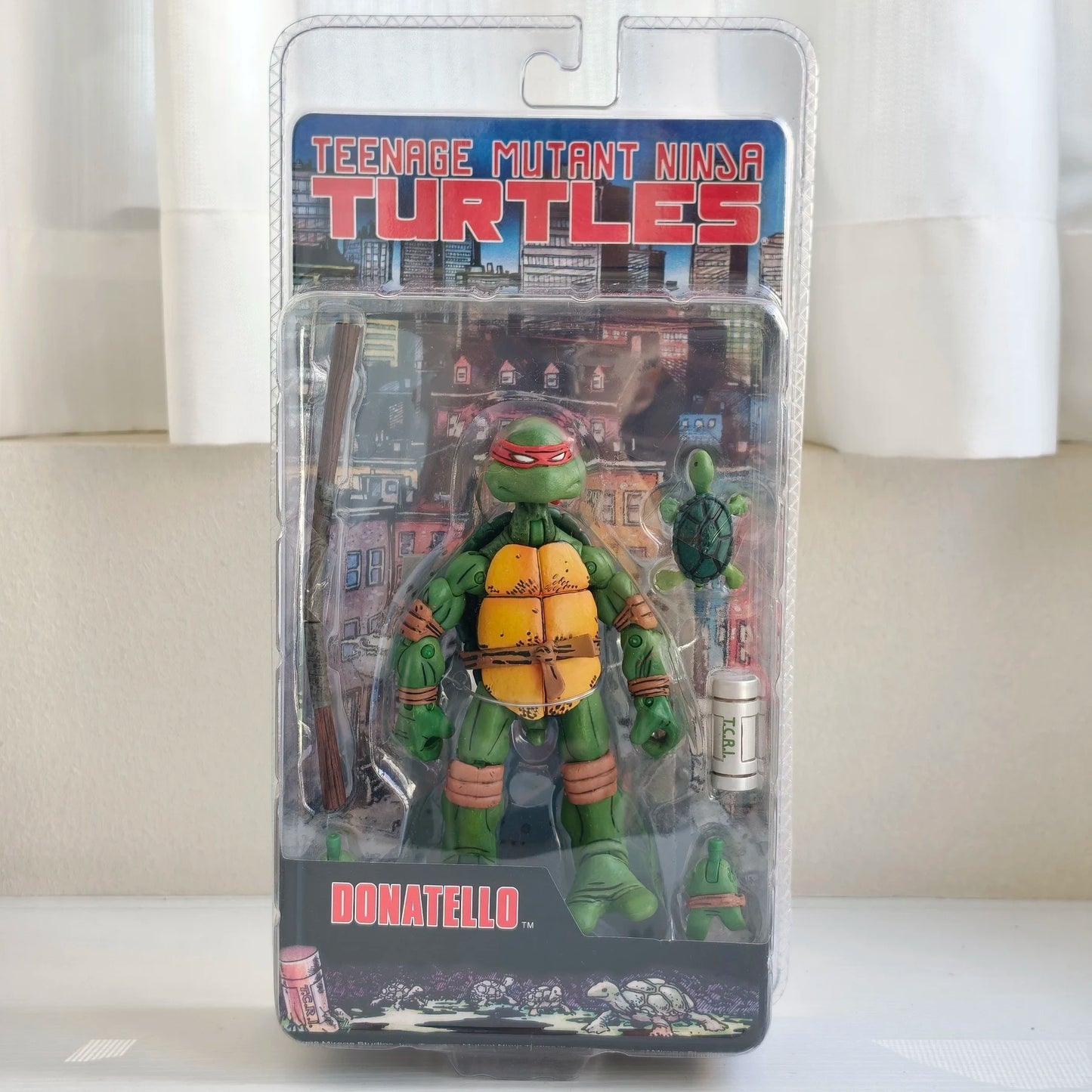 Four New NECA Anime Action Figures – Leonardo Teenage Mutant Ninja Turtles Pizza Club Model Figurines for Toys & Shelf Display