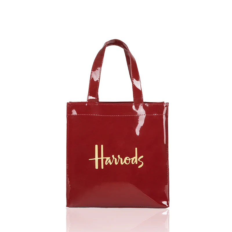 Simple Stylish PVC Reusable Shopping Bag – Luxury Eco-Friendly Waterproof Tote for Summer Beach