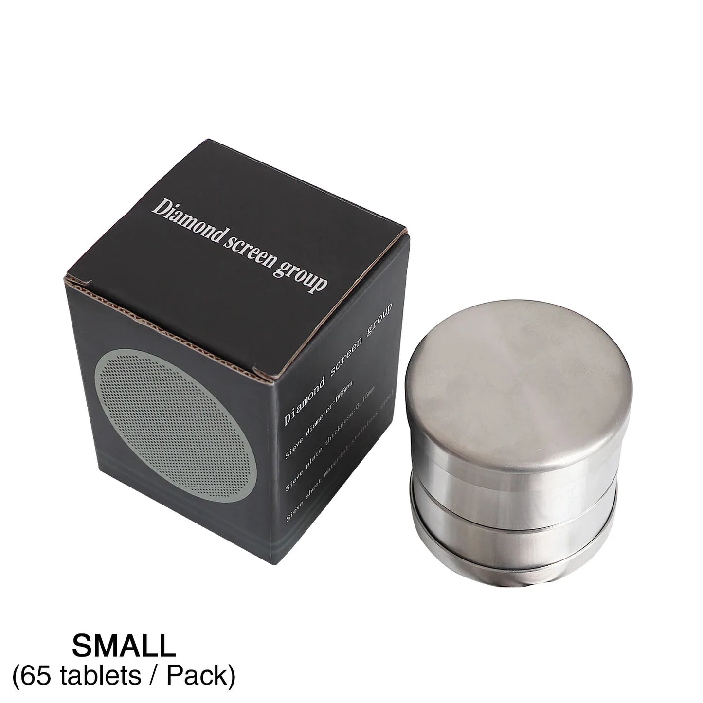 Gem & Pearl Sorting Sieve Set – 0.15mm Thick Diamond Classification Screens 65mm & 80mm