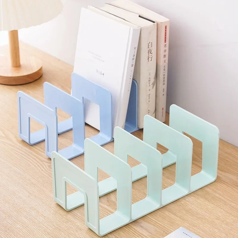 Multi-Function Bookshelf & Bookend Organizer – Desk Stand for Books, Magazines, CDs, Files, School & Office Supplies