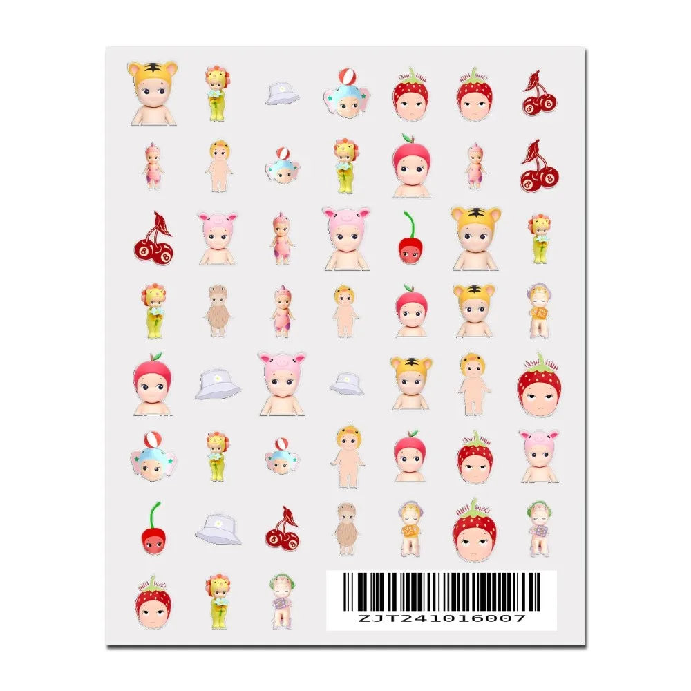 S-Sonnies Angels 3D Nail Art Sticker – 1PCS Adhesive Cartoon Decal for Manicure Design