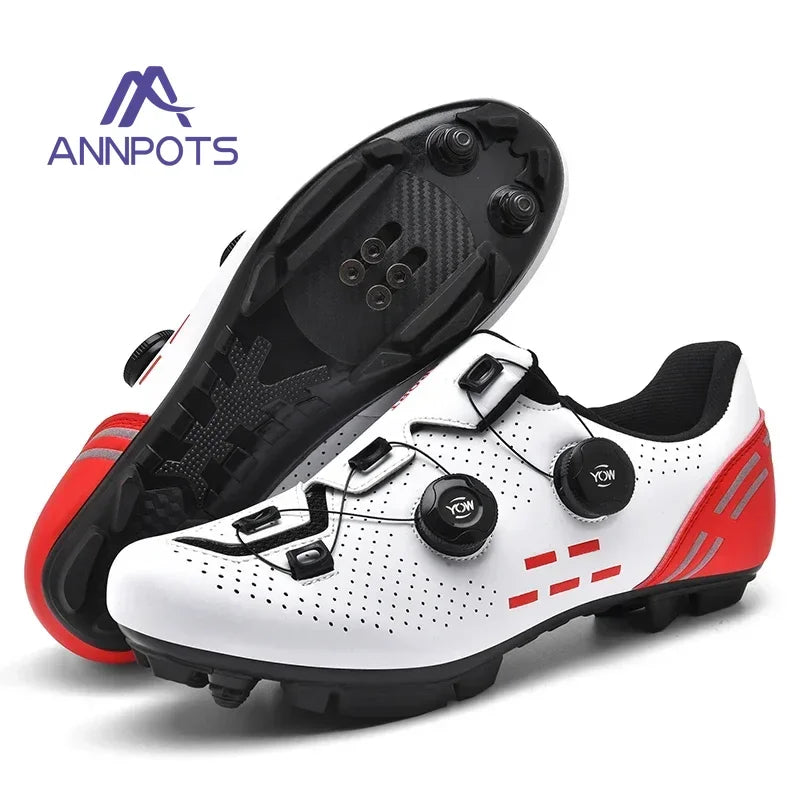 Non-Slip Mountain Bike Cycling Shoes - Unisex MTB Road Racing Sneakers for Men & Women Outdoor Riding