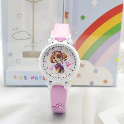 Paw Patrol Kids Digital Watch - Cartoon Character Wristwatch, Waterproof Birthday Gift for Children