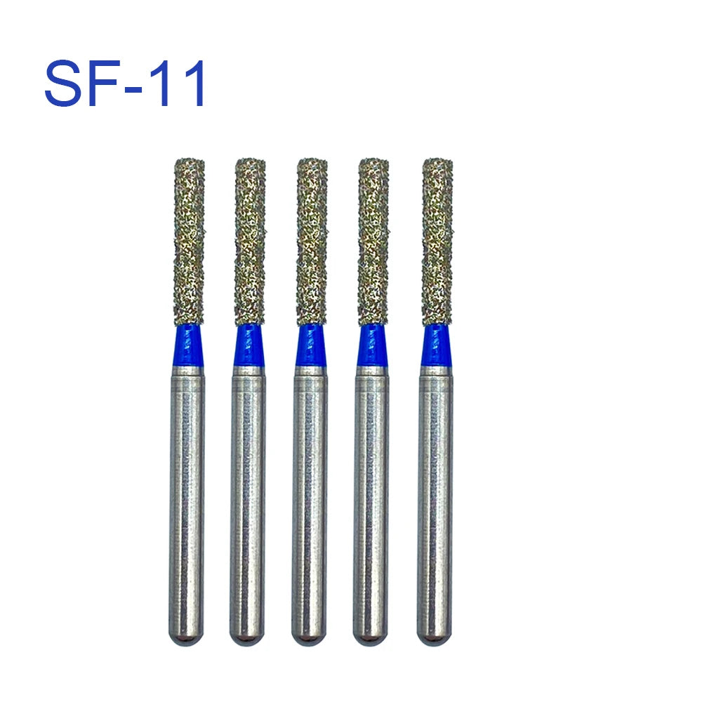 5pcs FG Dia 1.6mm Dental Drills – High-Speed Handpiece Diamond Burs for Teeth Whitening