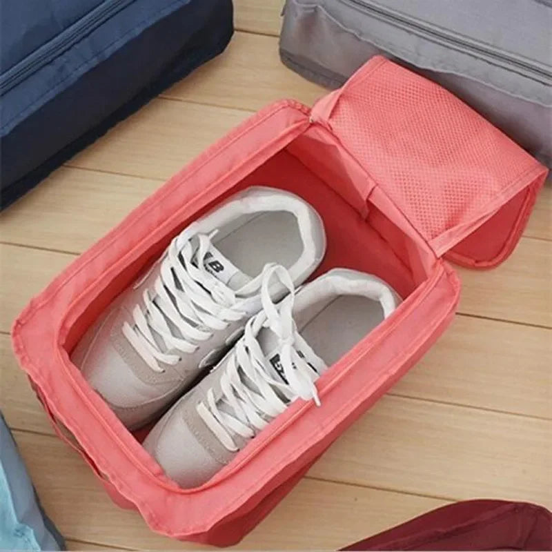 Multifunctional Waterproof Travel Bag – Portable Nylon Organizer for Shoes, Clothing, and Storage Pouch
