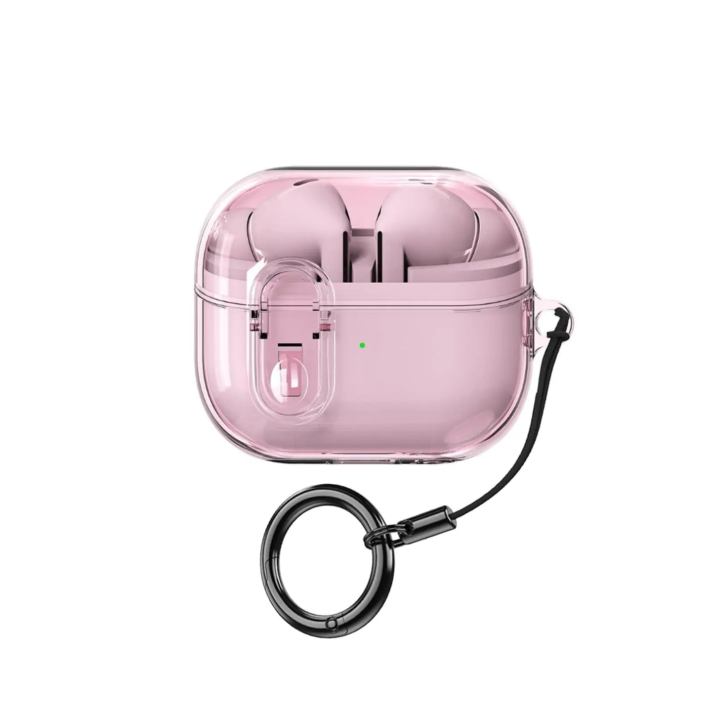 Glitter Transparent Security Lock Case for Samsung Galaxy Buds 3/3 Pro – Charging Case with Cleaning Kit