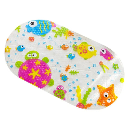 Soft PVC Anti-Slip Bath Mat – Massage Shower Pad for Bathtub & Bathroom Safety Carpet
