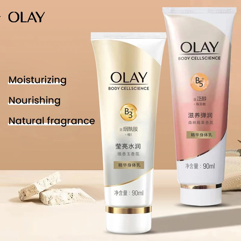 OLAY Body Cellscience Nourishing Lotion – Forest Berry & Rich Tuberose Flavors, Random Old/New Packaging