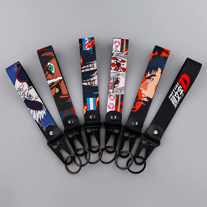 Anime Eagle Beak Keychain – Cool Short Lanyard for Phone, Badge Holder & USB Pendant
