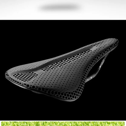 RYET Ultra Full Carbon 3D Printed Bike Saddle — 145mm Lightweight MTB Seat with High Modulus Carbon Fiber Base