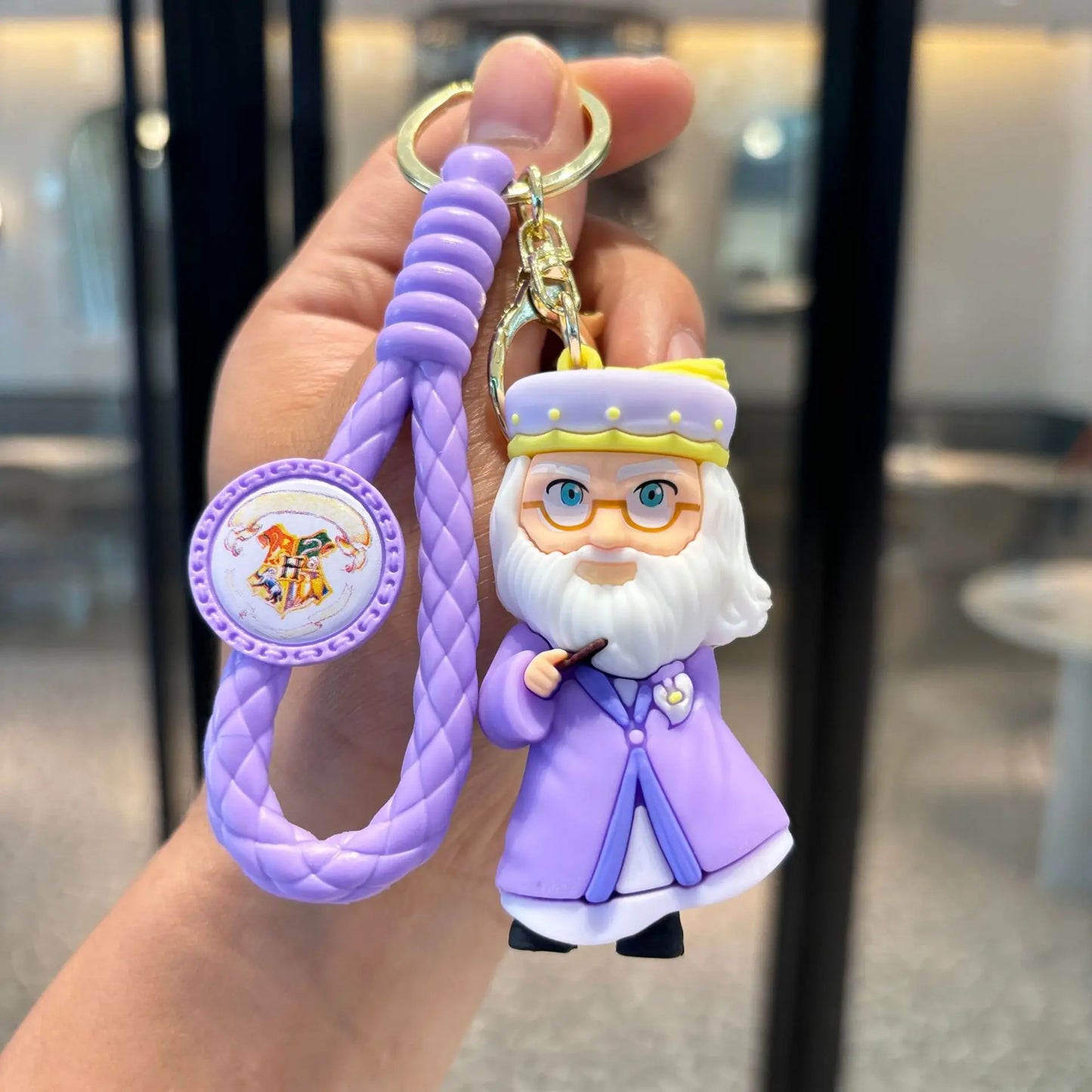 Anime Harry Potter Keychain – Cute Potter Doll Pendant for Bags, Car, Phone, Birthday Gift