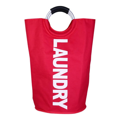 Extra-Large Waterproof Laundry Basket — Foldable with Padded Handle, Multi-Purpose Storage for Bathroom, Laundry Room, Balcony