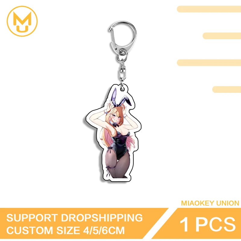Kitagawa Marin Acrylic Keychain - Double-Sided Transparent Anime Character Jewelry