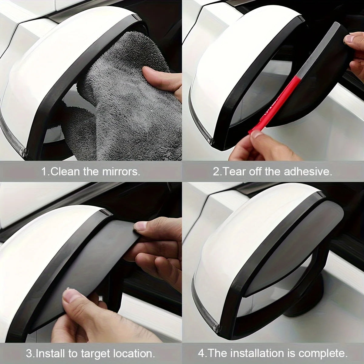 Silicone Car Side Mirror Rain Covers – Compact, Practical Windshield Protection for Rainy Days