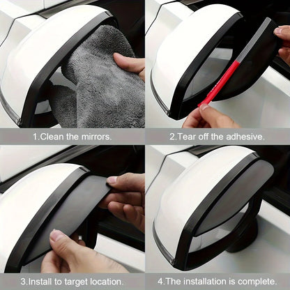 Silicone Car Side Mirror Rain Covers – Compact, Practical Windshield Protection for Rainy Days