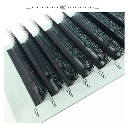 4D-5D W Eyelash Extension – Fluffy Volume Mink & Faux Mink Premade Fans, Dolly Hybrid 3D Lashes