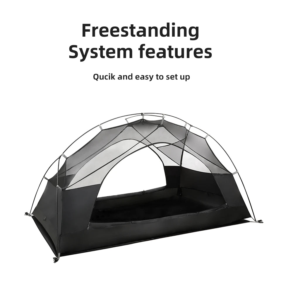 PACOONE Ultralight 20D Nylon Camping Tent – Portable Waterproof Backpacking, Cycling, Hiking, Travel & Beach Tent