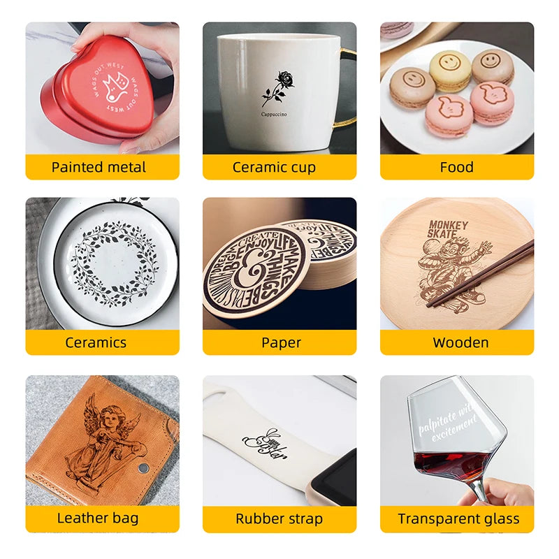 DAJA DJ6 Laser Engraver CNC, 3000mW Mini Laser Engraving Machine, Printer Cutter for Wood, Plastic, DIY Logo Mark