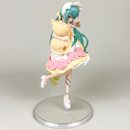 20CM Anime Hatsune Miku x Cinnamoroll Figure – Collectible Decorative Model, Kawaii Gift for Kids