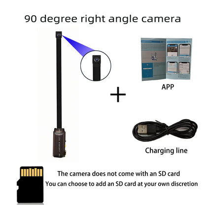 4K HD Portable Mini Camera – WiFi Wireless Remote Viewing & Mobile Monitoring DIY Small Camera
