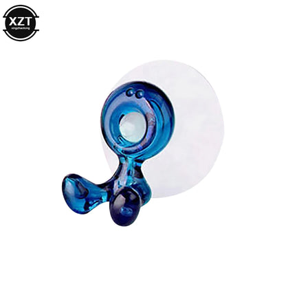 Wall Mount Toothbrush Holder - Bathroom Suction Cup Rack for Toothbrush Storage & Space-Saving Organization