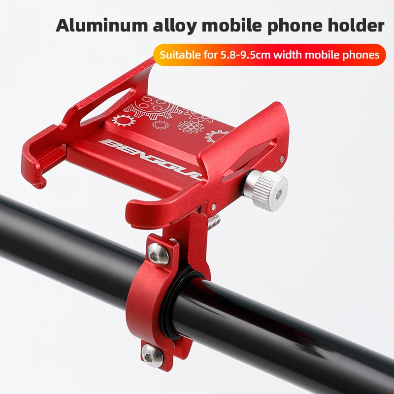 iBudim 360° Bike Phone Holder — Adjustable Handlebar Stand for 4.7–7.0" Smartphones & Motorcycles