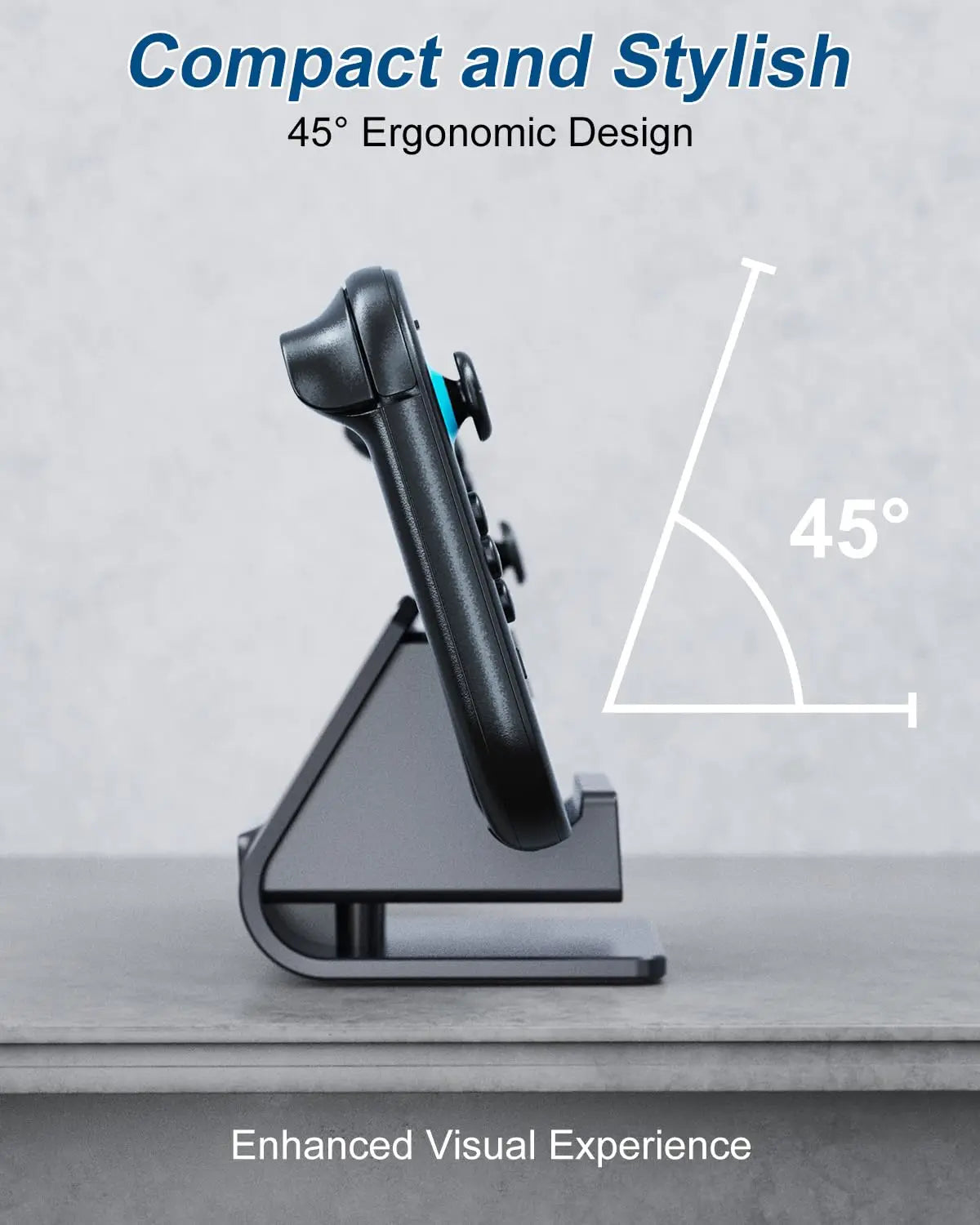 AOLION Switch 2 Charging Stand - Adjustable RGB Fast Charging Dock for Nintendo Switch 2 Console