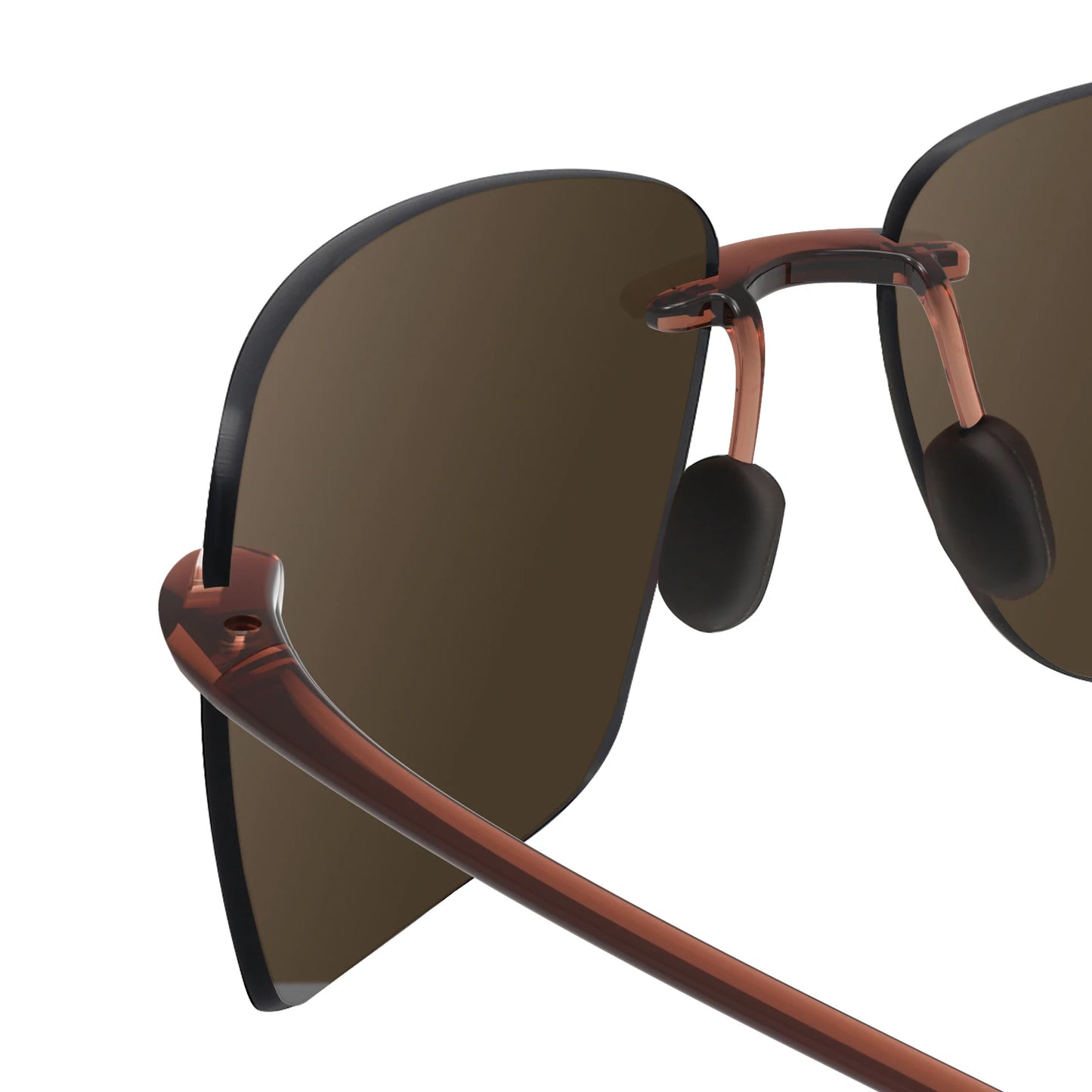 MAXJULI Polarized Sunglasses for Men & Women - Designer Fashion, Rimless Sports & Driving Eyewear (MJ8009)