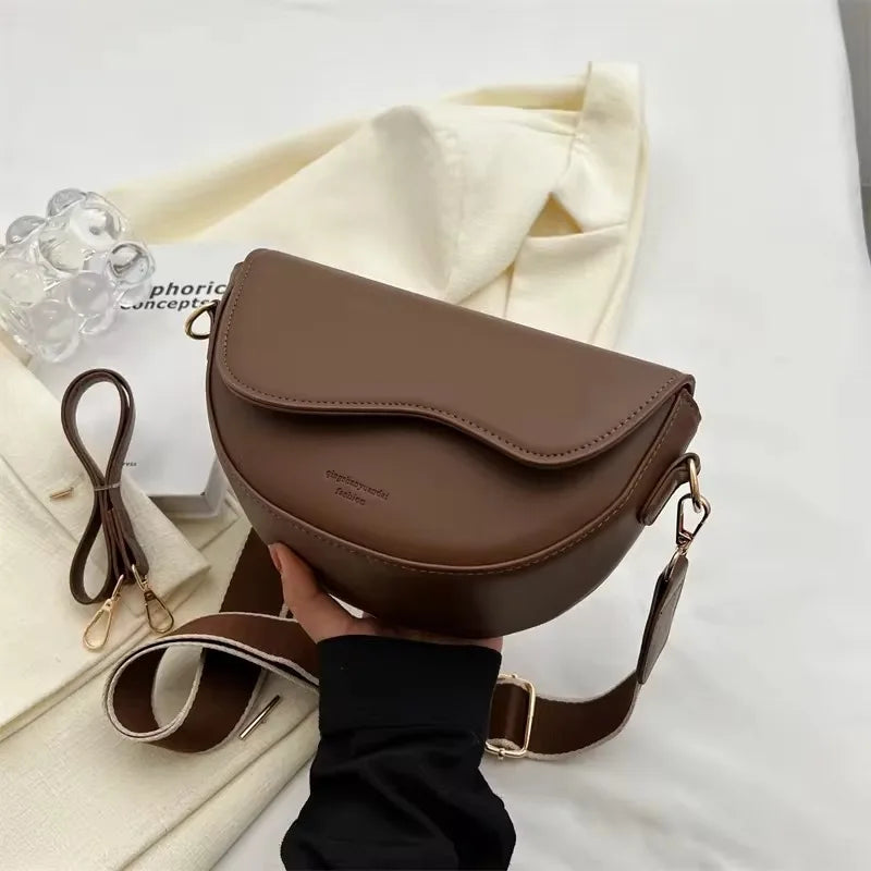Luxury Women’s Leather Handbag – Large Capacity Shoulder & Crossbody Designer Bag