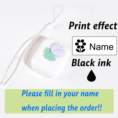 Custom Kids Name Stamp - Personalized Waterproof Clothing Label & Signature Seal