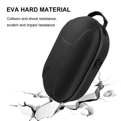EVA Waterproof Portable Storage Bag for Meta Quest 3 – Shockproof, Anti-Scratch Crossbody with Adjustable Shoulder Strap