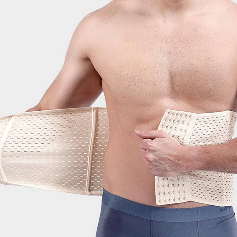 Men Slimming Waist Trainer Belt – Body Shaper Corset for Abdomen & Belly Control Fitness Compression Shapewear Tummy Trimmer Belt