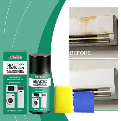 Plastic Yellowing Remover & Scratch Repair Polish – Restore White Gloss for Appliances, AC Units, Fridge & Plastic Surfaces Cleaner