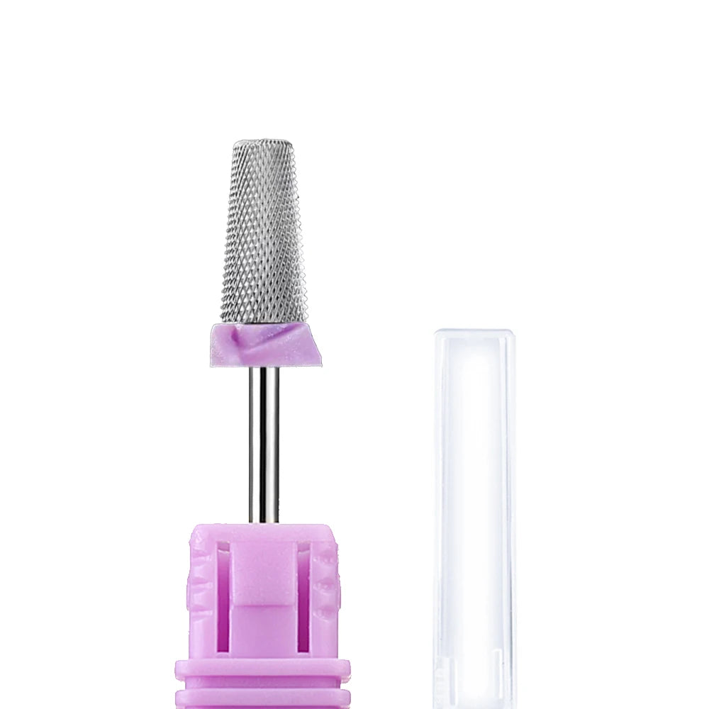 2XF 5-in-1 Nail Drill Bits - Electric Ceramic Milling Cutter for Manicure, Gel Polish Removal & Nail Tools