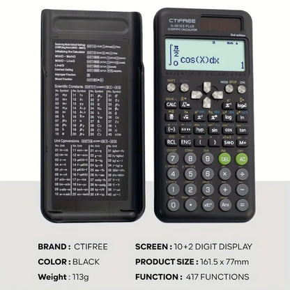 FC-991 ES PLUS Scientific Calculator – 417 Functions Multifunction Exam Calculator for Students | School & College Math Study Tool, Economical Packaging