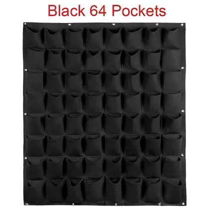 Wall Hanging Planting Bag – Multi-Pocket Vertical Garden Planter for Vegetables, Flowers, and Bonsai