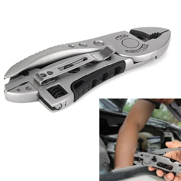 Multitool Pliers Pocket Knife Set – Adjustable Wrench, Screwdriver & Outdoor Survival Tool Kit