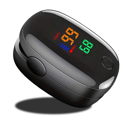 Portable Medical Thermometer & Oximeter Set - Non-Contact Infrared Ear Thermometer and Blood Oxygen Monitor for Adults and Children